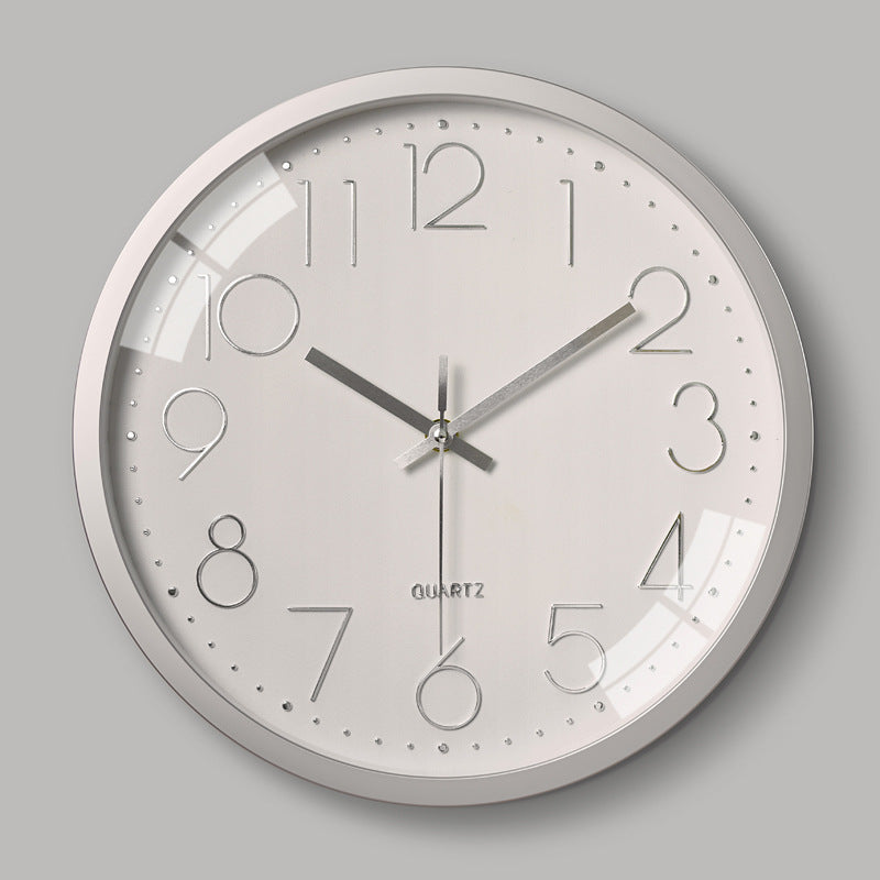 Silent Sweep Schoolhouse Wall Clock 30cm