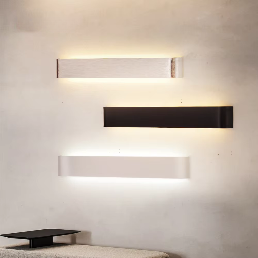 Brushed Aluminium LED Wall Light