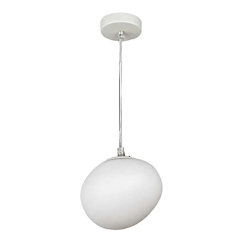 Glass Pebble Pendant Light