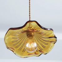 Glass Flower Pendant Light 23cm