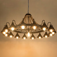 Greyburn chandelier warm beige room setting