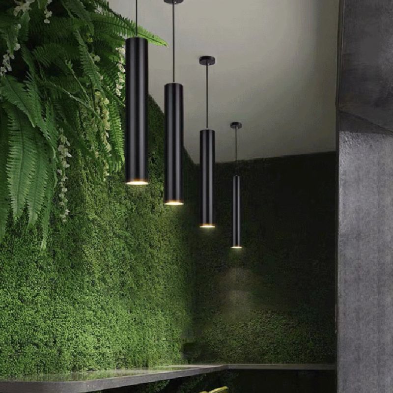 Darlo pendants green foliage wall artistic setting