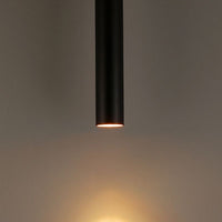 Darlo pendant close-up showing warm light emission