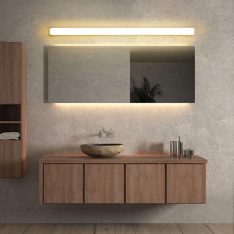 Kylo LED Vanity Bar Wall Light above bathroom mirror - warm glow