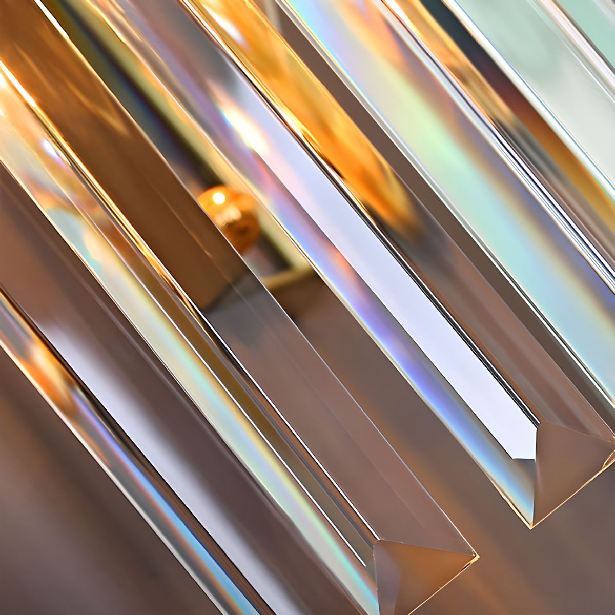 Crystal Bar Stainless Steel Wall Light