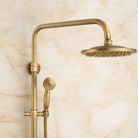 Brass Finish Handheld Shower Set 23cm