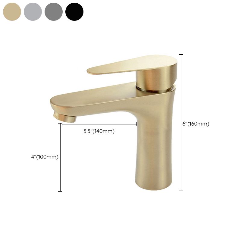 Low Arc Copper Basin Tap 16cm