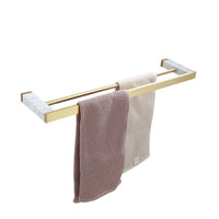 Brass Finish Bathroom Fittings, Marble Inlay