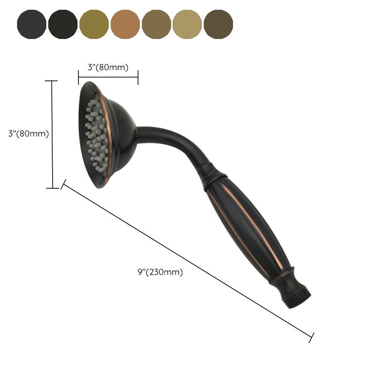 Brass Finish Handheld Shower Set 23cm
