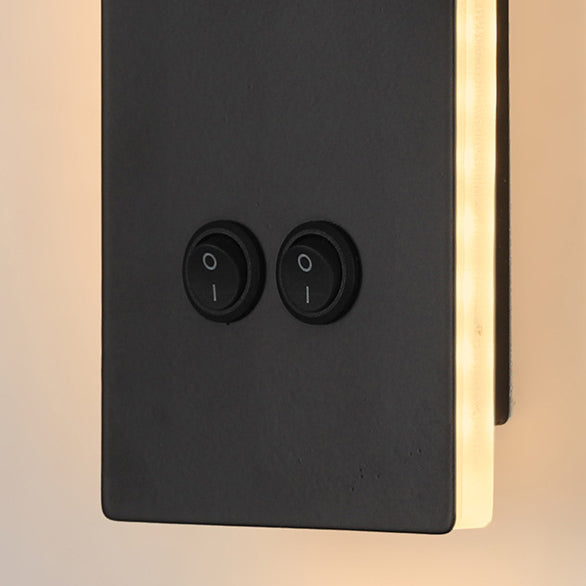 Iron and Aluminium Wall Light