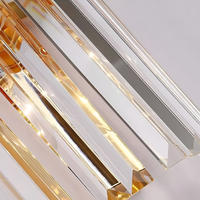 Crystal Bar Stainless Steel Wall Light