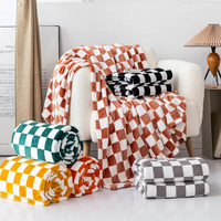 Checked Throw Blanket