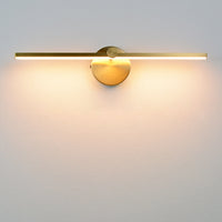 Aluminium bar mirror wall light
