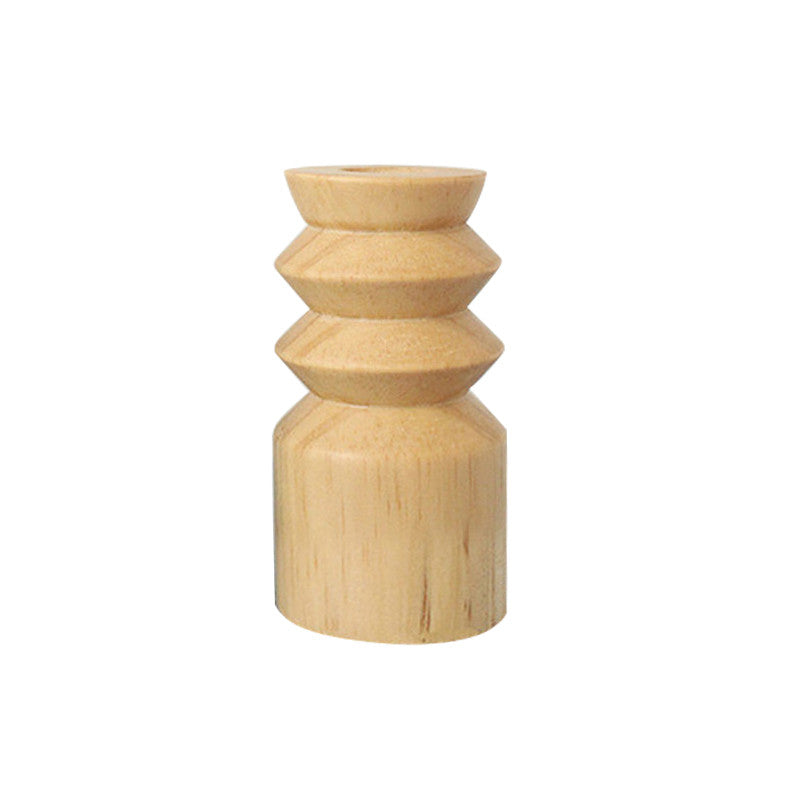 Pine Candlestick Holders