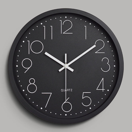 Silent Sweep Schoolhouse Wall Clock 30cm