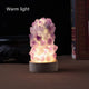 Amethyst Crystal LED Lamp