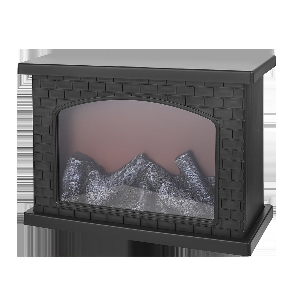 Flameless LED Fireplace Lantern
