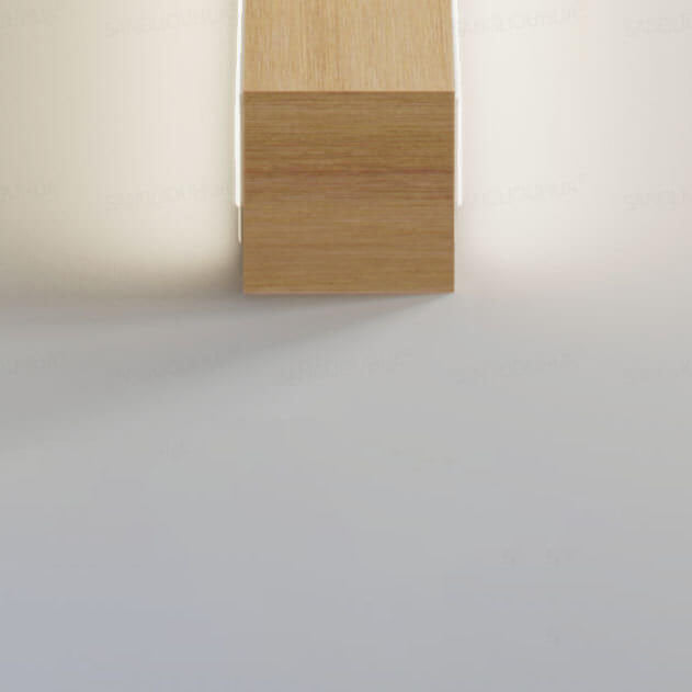 Solid Wood Linear Wall Light 60cm