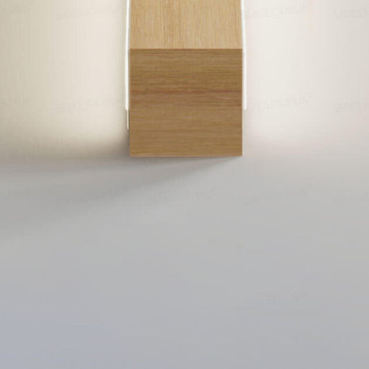 Solid Wood Linear Wall Light 60cm