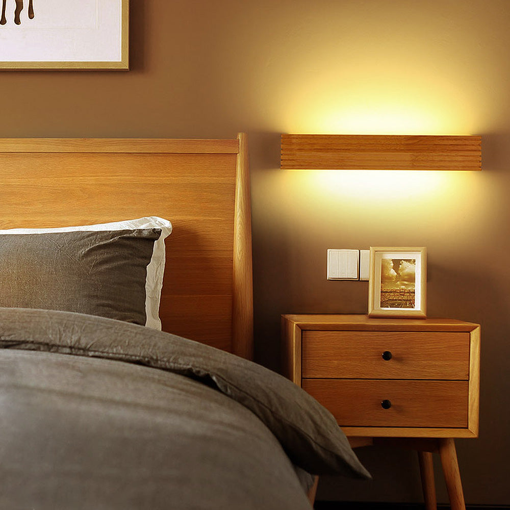 Wood and Acrylic LED Wall Light