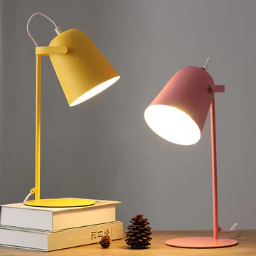 Bucket lamp lit