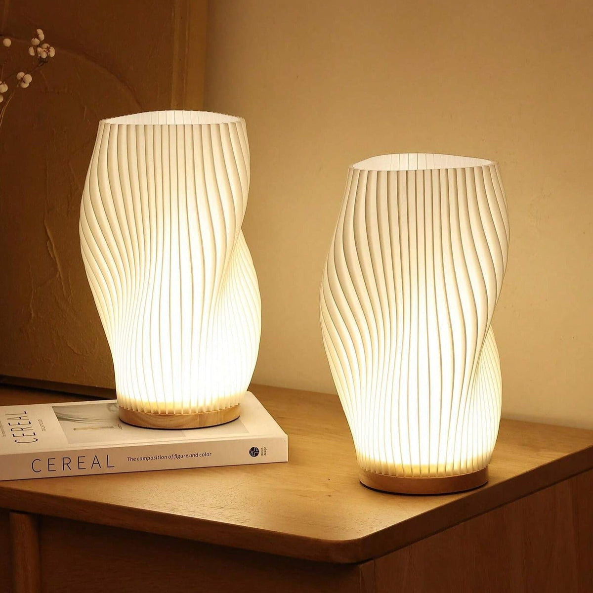 Wave Form USB Desk Lamp 20cm