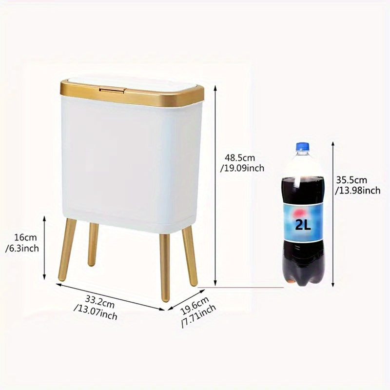 Odour-Sealing Bin with Legs, 15 Litre