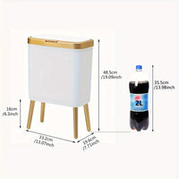 Odour-Sealing Bin with Legs, 15 Litre