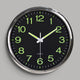 Glow in the Dark Silent Wall Clock 30cm