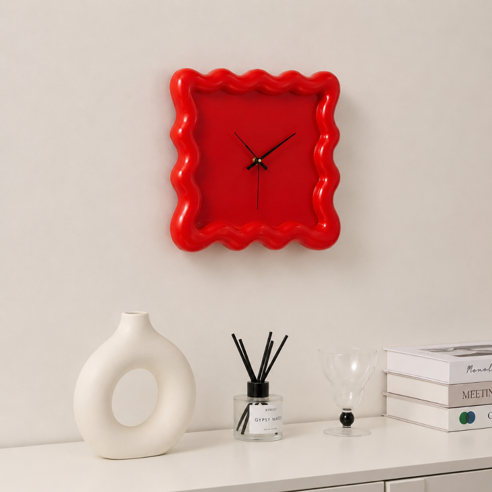 Minimalist Square Silent Wall Clock 30cm