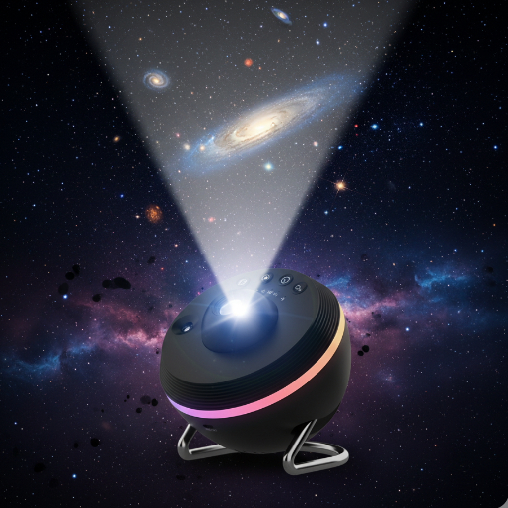 Star projection on ceiling