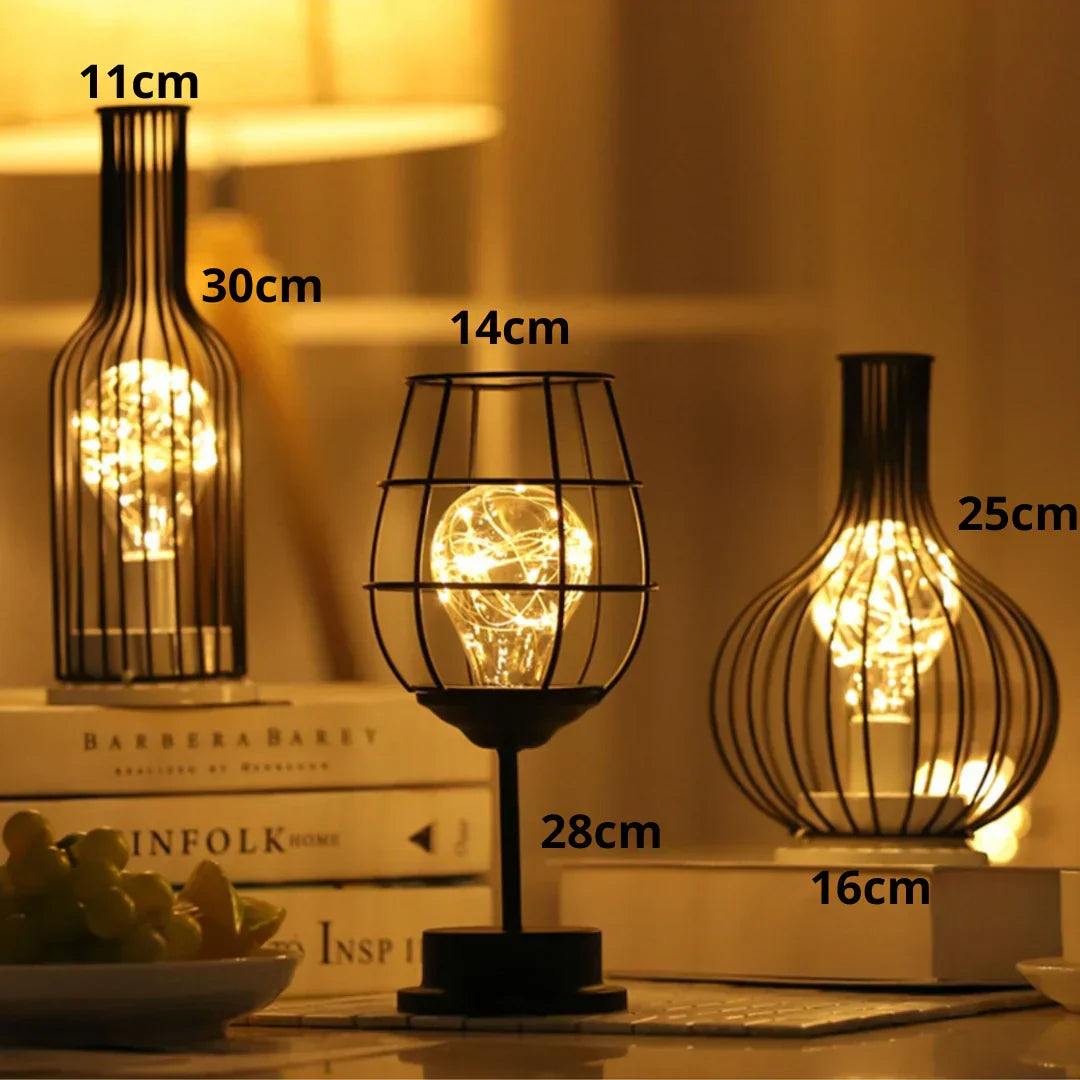 Bottle Form Cordless Table Lamp