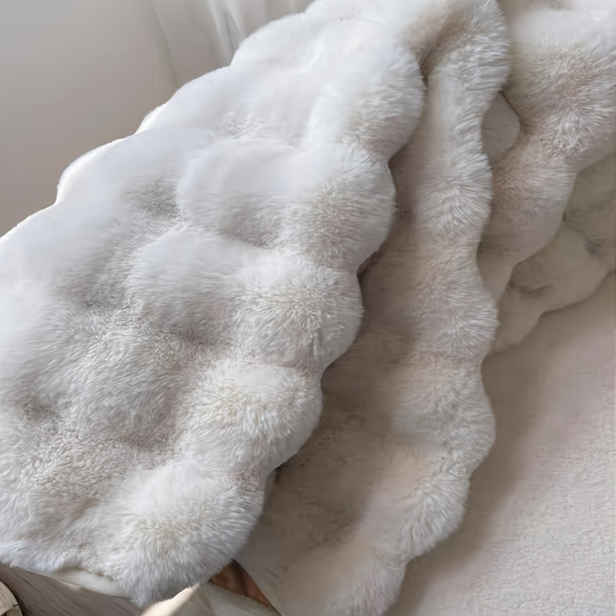 Cloud Comfort Round Bubble Rug 90cm