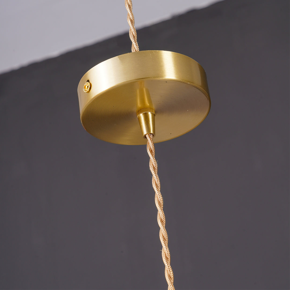 Glass Flower Pendant Light 23cm