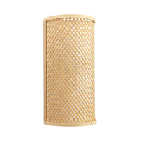Bamboo Half Cylinder Wall Light 41cm