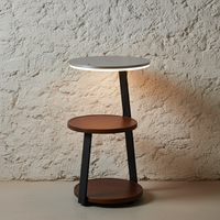 Lamp Table with Wireless Charging