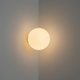Solstice Milk Glass Wall Light