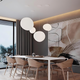 Glass Pebble Pendant Light