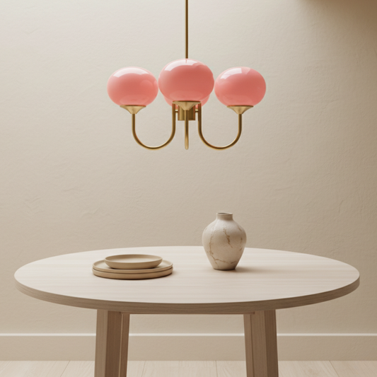 Bonbon Opal Globe Chandelier
