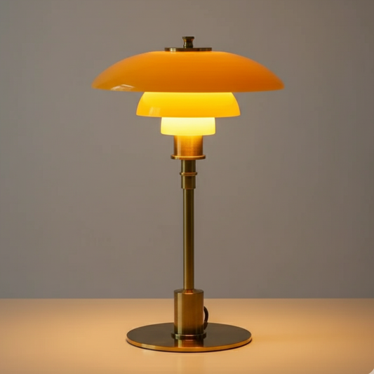 Hand-Blown Glass Table Lamp 47cm