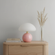 High Gloss Ceramic Mushroom Table Lamp