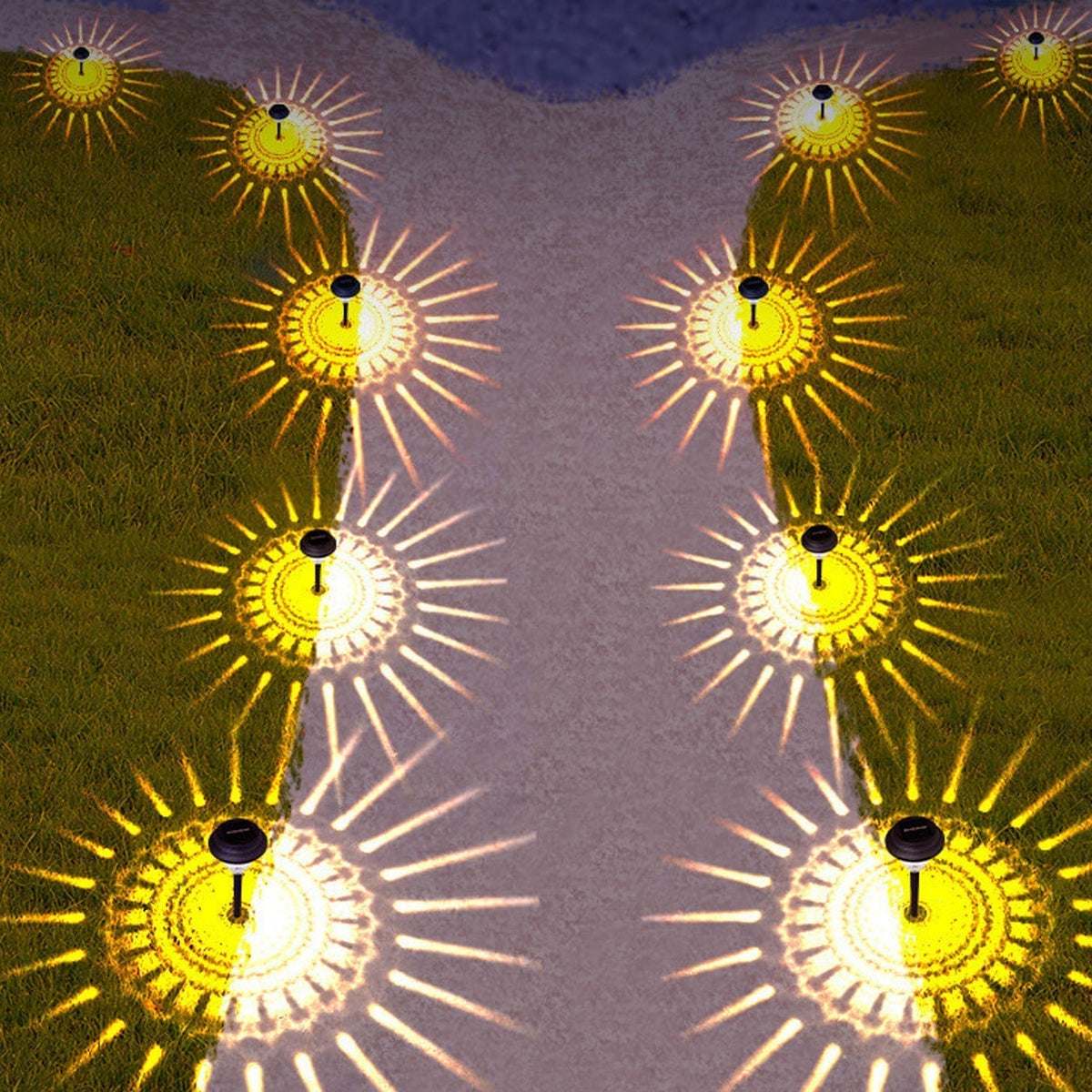 Solar Shadow Pattern Stake Light 43cm