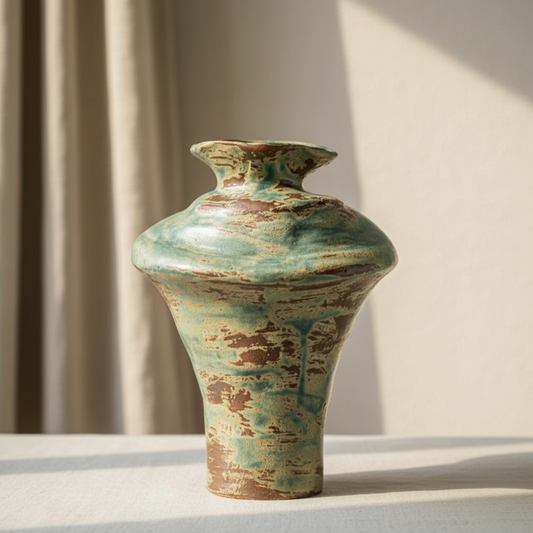 Amara Tall Matte Ceramic Vase 30cm