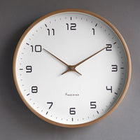 Luxora Solid Wood Wall Clock, 25cm