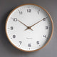 Luxora Solid Wood Wall Clock, 25cm