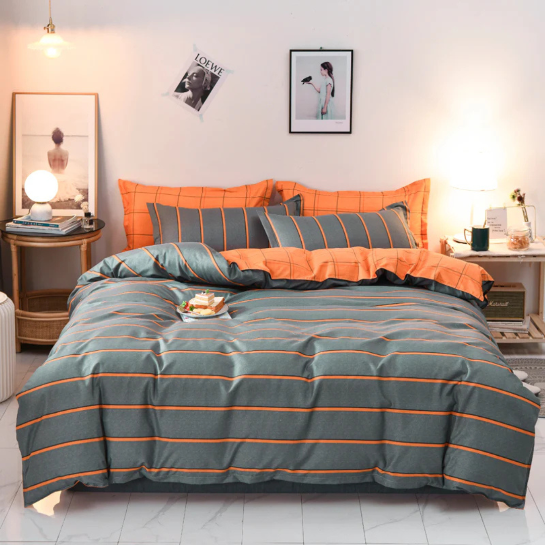 Tova Abstract Duvet Cover Set