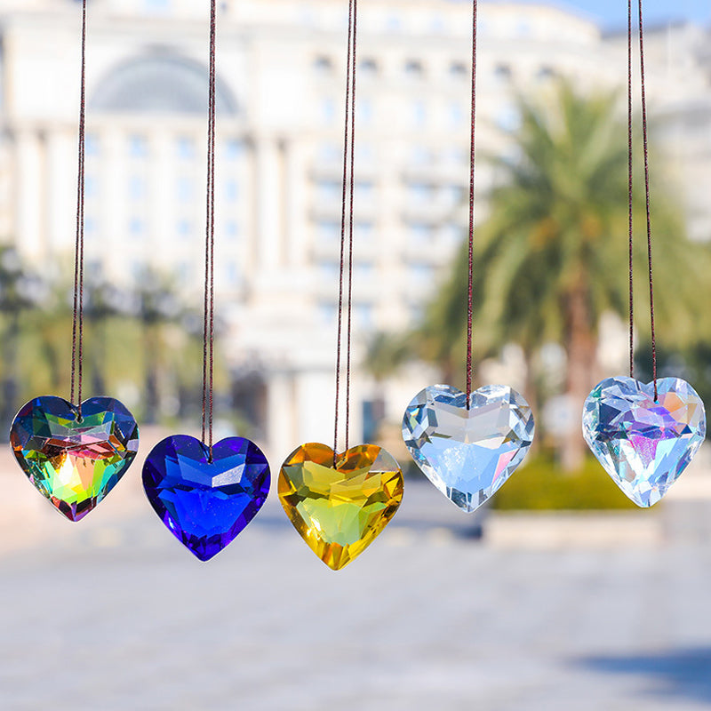 Heart Crystal Sun Catcher 4.5cm