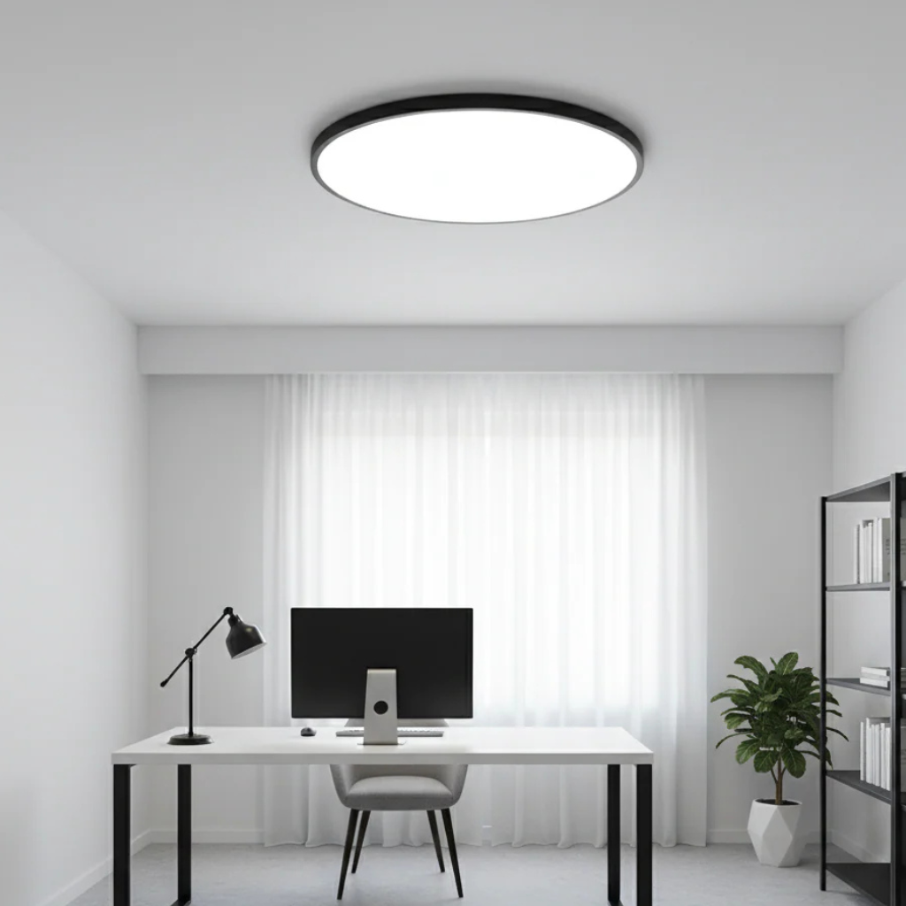 Ultra Slim LED Flush Mount Ceiling Light 23cm