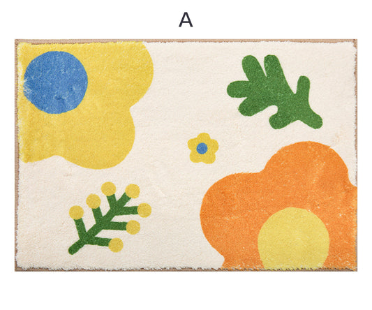 Sweet Flower Tufted Bath Mat