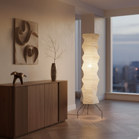 Wabi-Sabi Rice Paper Floor Lamp 180cm